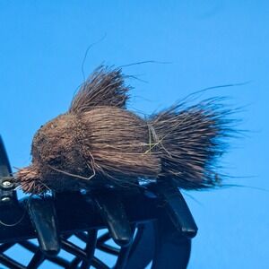 Brown Fly Fishing 2" Lure Handmade Natural Hair Trout‎ Bass Panfish Tied Flies